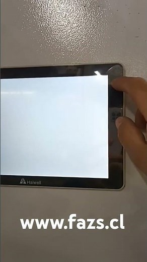 Configuración (Setting) de pantalla HMI Haiwell Icloud
