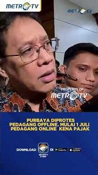 Purbaya Diprotes Pedagang Offline, Mulai 1 Juli Pedagang Online Kena Pajak #shorts