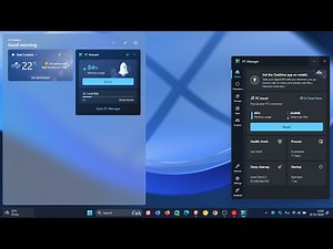 Monitor System Resources with PC Managers New Windows 11 Widget