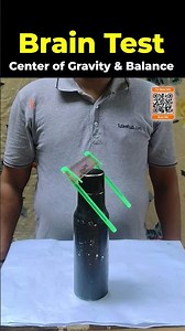 🔥 How Is This Balancing?! 🤯⚖️ | Center of Gravity Brain Test #shorts #braintest #trending #puzzle