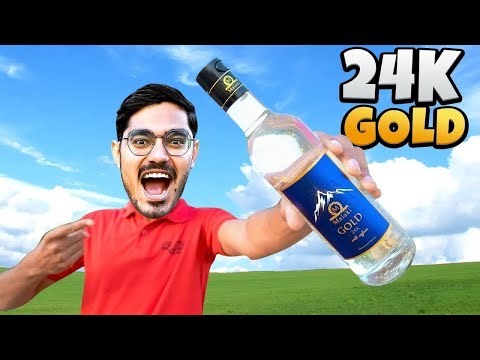 I Tried 24K Gold Water🤑 मैंने पीया 5000 रूपये का पानी Very Expensive