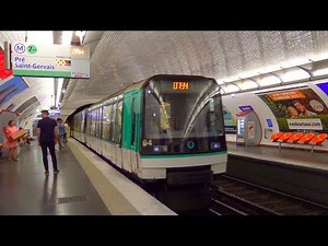 Paris Metro Line 7 bis - Jaurès
