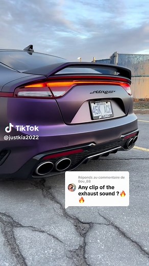Kia Stinger GT Stage 2 Exhaust Sound Flametune