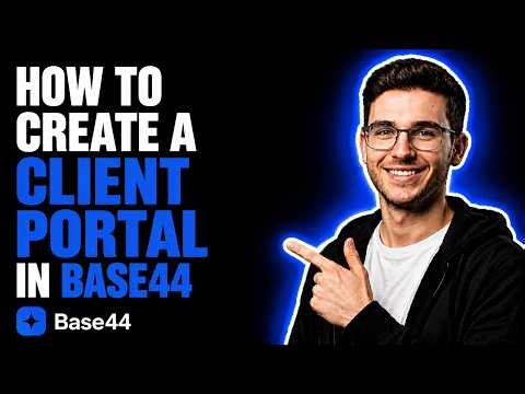 HOW TO CREATE A CLIENT PORTAL IN BASE44 (STEP-BY-STEP GUIDE 2026)