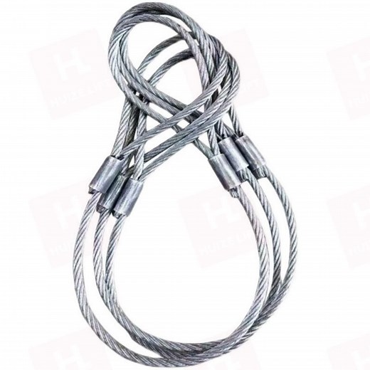 [Hot Item] 18mm 4.5m Lifting Steel Wire Rope Cable Sling with Eye and Eye