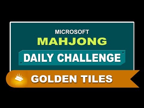 Microsoft Mahjong Daily Challenge November 25, 2025 | Golden Tiles - Medium