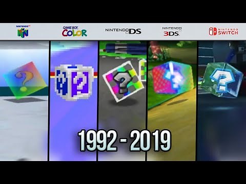 ITEM BOX EVOLUTION IN MARIO KART (1992 - 2019)