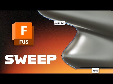 Autodesk Fusion Sweep Tutorial: Path, Profile, and Guide Rail Explained
