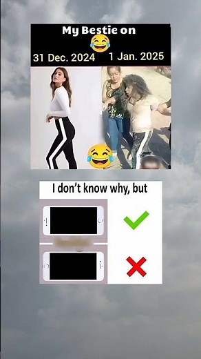 My best friend on 31st december vs 1 january morning be like 😂🤣