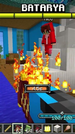 Lia and Moni became robots #minecraft #game #gaming