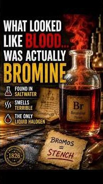 The Red Liquid Hidden in Salt Water 😱 The Story of Bromine #shorts #viral #explore #chemistry
