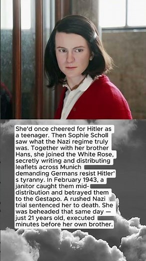 A 21-Year-Old German Student Who Defied Hitler — and Paid With Her Life