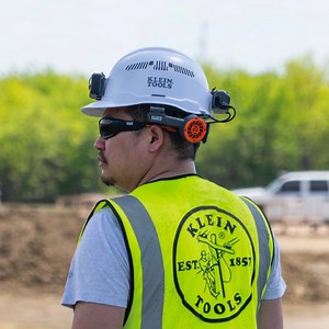New Product Alert- The new lightweight Cooling Fan (60523) fits Klein Tools Hard Hats (cap style and full brim) and Klein Safety Helmets to quietly direct airflow to the neck area and back of the head for all day comfort. https://brnw.ch/21wCiNG | Klein Tools