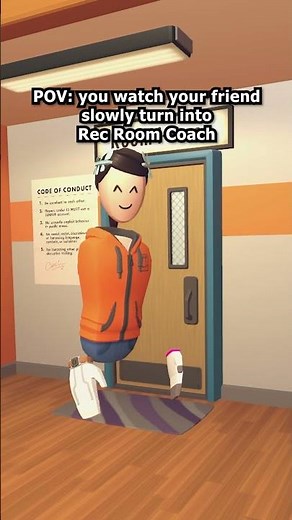 POV: You watch your friend turn into Rec Room Coach