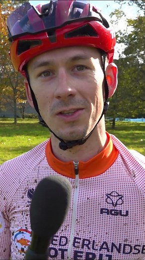 POV #EuroCross23 | the course 🎤 by Lars van der Haar 🇳🇱 #cyclocross #ciclocross #veldrijden #cycling #pontchateau | UEC - Union Européenne de Cyclisme