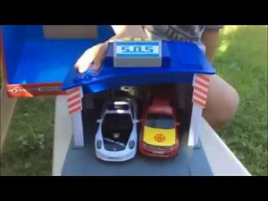 Dickie Toys SOS Rescue Station police car and fire brigade toys for kids