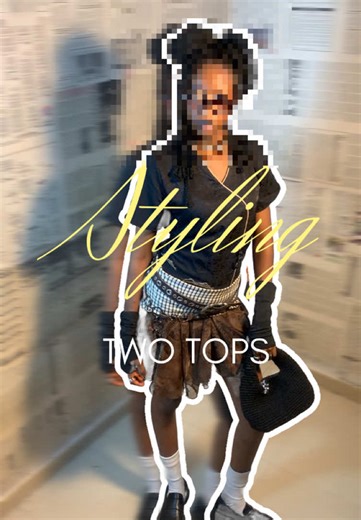 “You can’t just spam tops and call it a fit” Well, I made a full outfit with just tops, and I ATE! #outfitstyling #stylingtops #edit #ravencore