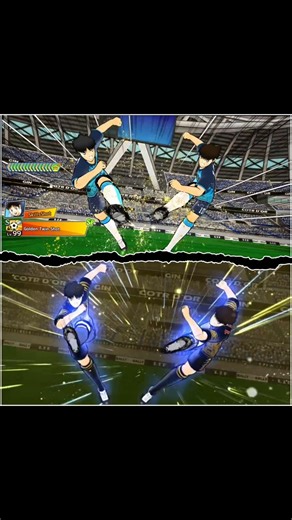 Golden Twin Shot (Old vs New) - Captain Tsubasa Dream Team (CTDT)