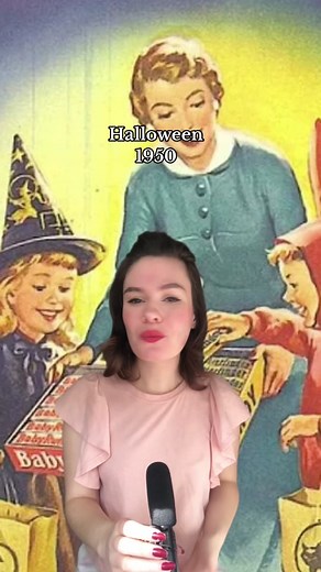 Halloween in the 1950s! #1950slife #vintagehalloween #halloween1950 #retrocostume #1950slifestyle