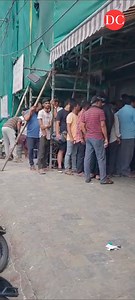 Mutton shop seen rush at #Punjagutta on Sunday. #Hyderabad Video: K Durga Rao #DeccanChronicle | Deccan Chronicle
