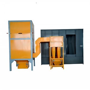 [Hot Item] Manual Powder Coating Booth with Cyclone Recovery