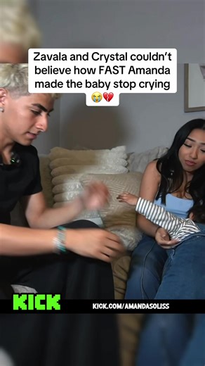 Zavala and Crystal couldn’t believe how FAST Amanda made the baby stop crying 😭💔 @𝐀 𝐌 𝐀 𝐍 𝐃 𝐀🇲🇽🤍 @Zavala🚶🏽‍♂️‍➡️ @Crystal Izaguirre #zavala #amandasolis #crystalizaguirre #zavalahimself #kick