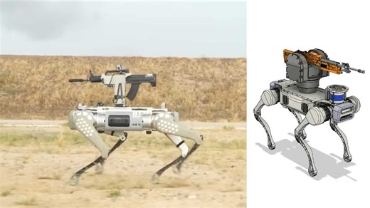 China showcases robot dog armed with automatic rifle during military drills with Cambodia