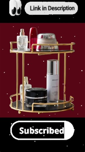 GOLD METAL ORGANIZER || #ytshorts #meeshomahasale #jewellery #cosmetics #bathroom #makeup #vanity