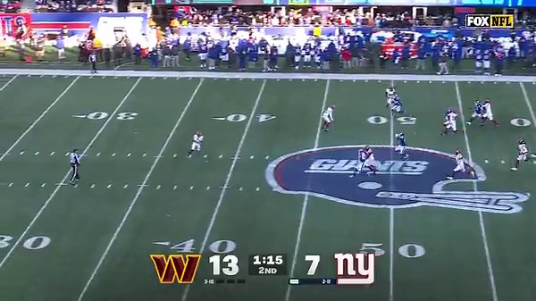 Jaylin Lane returns punt 63-yards for TD, extending Commanders' lead over Giants | NFL Highlights