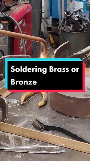 Soldering Brass or Bronze #bronzesmith #blacksmith #howto #blacksmithing #processvideo