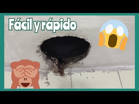 😁 como TAPAR un AGUJERO en el Techo o Pared 😁