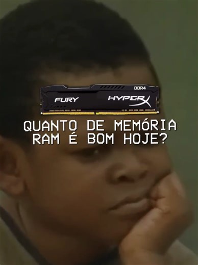 QUANTO DE MEMÓRIA RAM É BOM HOJE? #pcgamer #pc #informatica #gamer