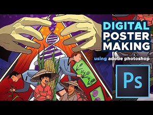 How to make a poster making artwork in Photoshop