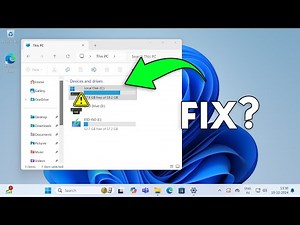 How to Fix or Remove Yellow Triangle Warning on C: Drive in Windows 11/10