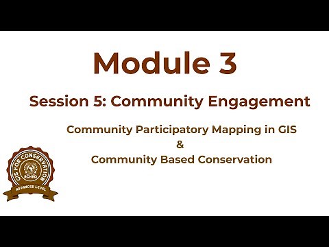Module 3 session 5: Community participatory Mapping in GIS & Community Based Conservation