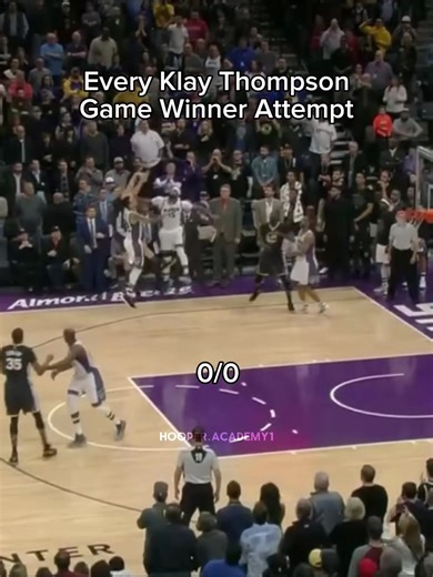 Klay Thompson's Game-Winning Shot Attempts