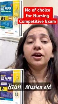 No.1 Choice for Nursing Competitive Exams #AIIMSNORCET #NursingPYQs #MissionOldPaper #NursingOfficer