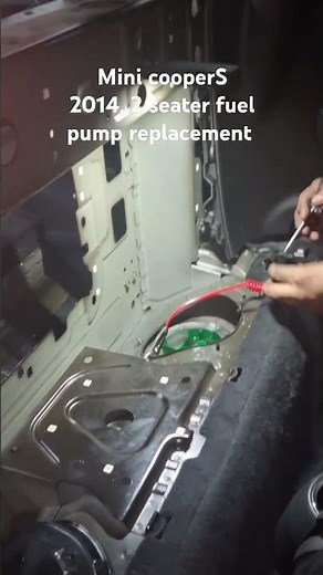 MINI COOPERS 2014 2 SEATER FUEL PUMP REPLACEMENT