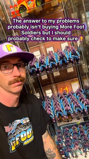 Shellback on Instagram: "You never know right ? #tmnt #collecting #toys #foot #armybuilding #army"