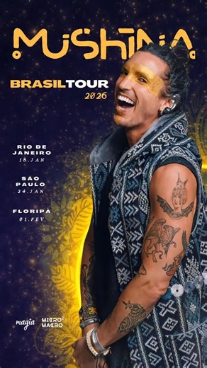 Mushina | Ecstatic Dance DJ on Instagram: "🤩 Allloooo Brasil 🇧🇷 Muito em breve aterramos 🛩️ para uma tour super especial de Ecstatic Dance, para celebrar a vida através do movimento, da presença, da música e da conexão profunda em família 🌀♥️🪽 Serão encontros para dançar livremente, abrir o coração, expandir a consciência e viajar juntos em jornadas sonoras cheias de força, cura e alegria 🌞 🌍 3 Cidades • Uma Vibração 📍 Rio de Janeiro 🗓 18 de Janeiro 🎟 https://www.sympla.com.br/evento/