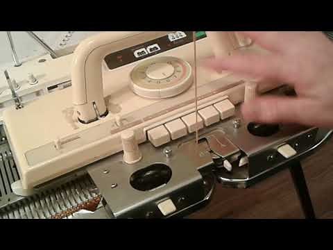 How does a knitting machine work (shorter version) Standard Brother KnitKing 930 910 860