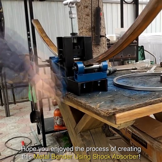 7.5M views · 67K reactions | Making A Metal Bender Using Shock Absorber | DIY & Crafts | Facebook