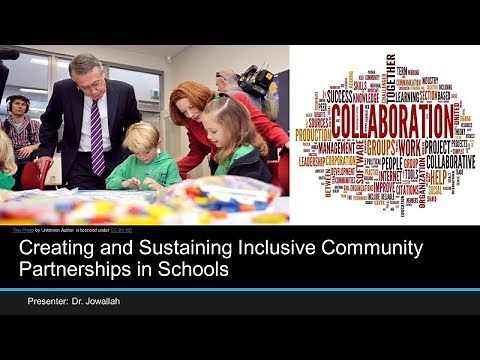 Creating and Sustaining Inclusive Community Partnerships in Schools