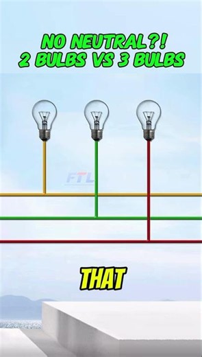 No Neutral? No Problem! 220V Bulbs on 3-Phase Power 🔌💡