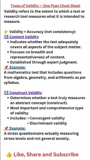 Most Students Confuse These Types of Validity 😳 | UGC NET Paper 1