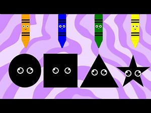 Shapes Dress Up & Learn Colors | Circle, Square, Triangle & Star | Red, Blue, Green, Yellow & More!