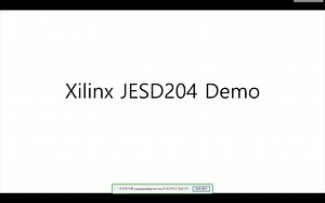 [Xilinx] JESD204 Demo (KC705))