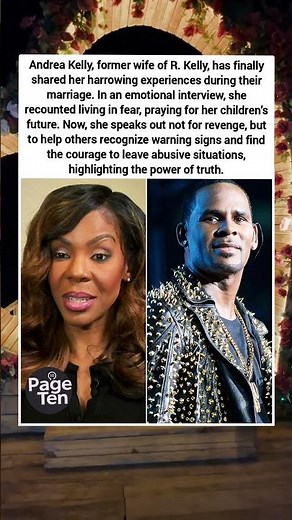 Andrea Kelly: Breaking silence, sharing truth, inspiring courage. #rkelly #shorts