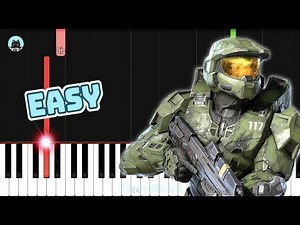 Halo Wars 2 OST - "Cratered" (Main Menu Theme) - EASY Piano Tutorial & Sheet Music