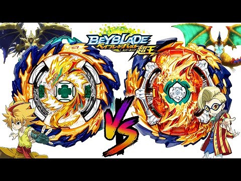 ILLUSION: MIRAGE FAFNIR Nt 2S VS Wizard Fafnir Rt Rs Sen FUMIYA VS FREE Beyblade Burst Super King 超王
